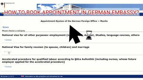 german embassy manila visa appointment.